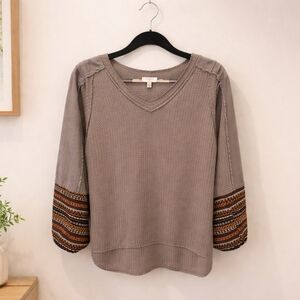 Small - Umgee Waffle Knit Top